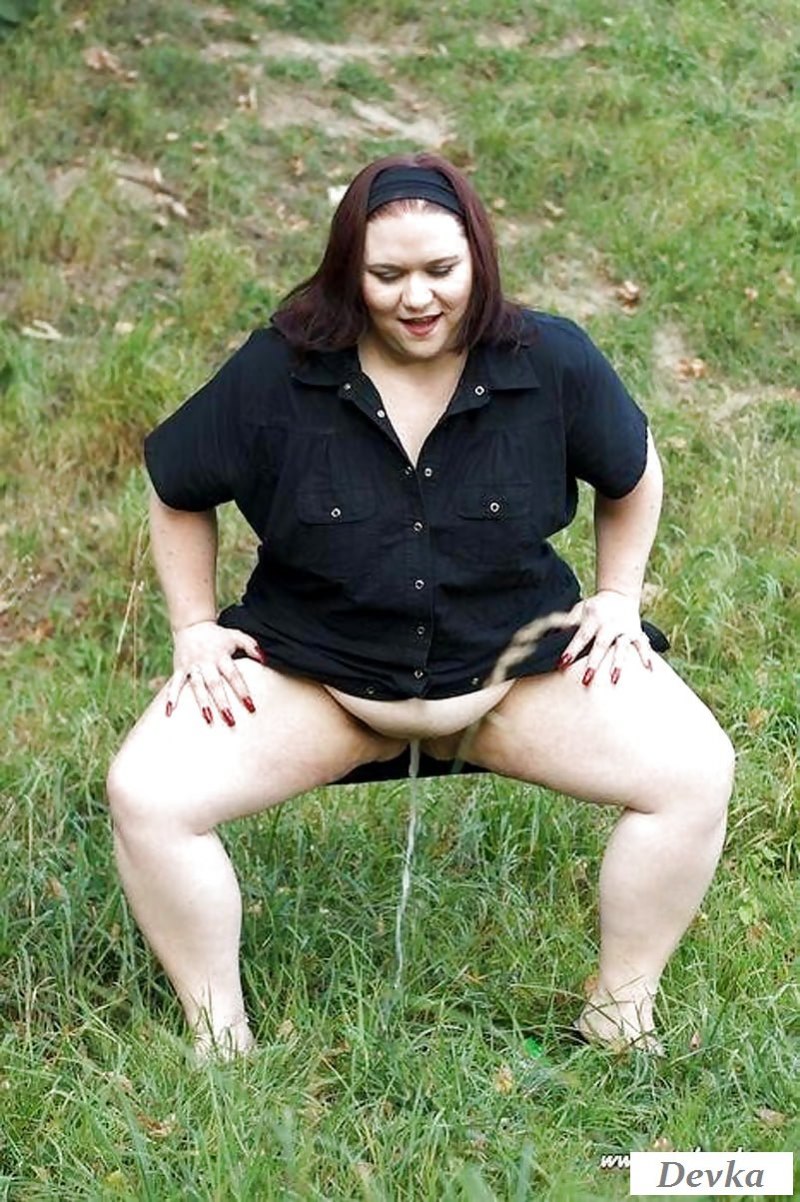 Толстые женщины писсинг