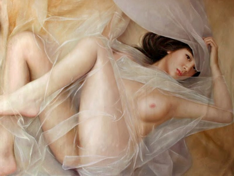 Современная порнографическая живопись невинность