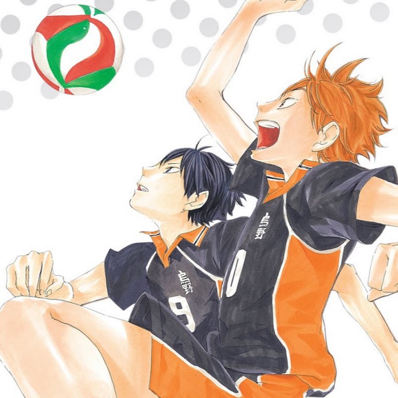 Аниме волейбол Нишиноя и Асахи
