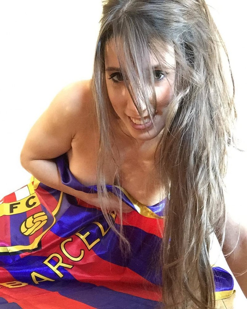 Джудит Бенавенте болельщица Барселоны