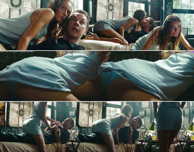 Изабель Лукас трансформеры постельная сцена