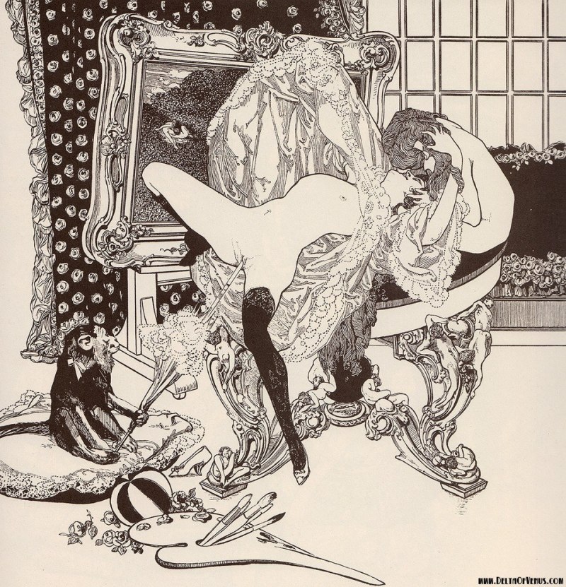 Михай Зичи эротические Гравюры