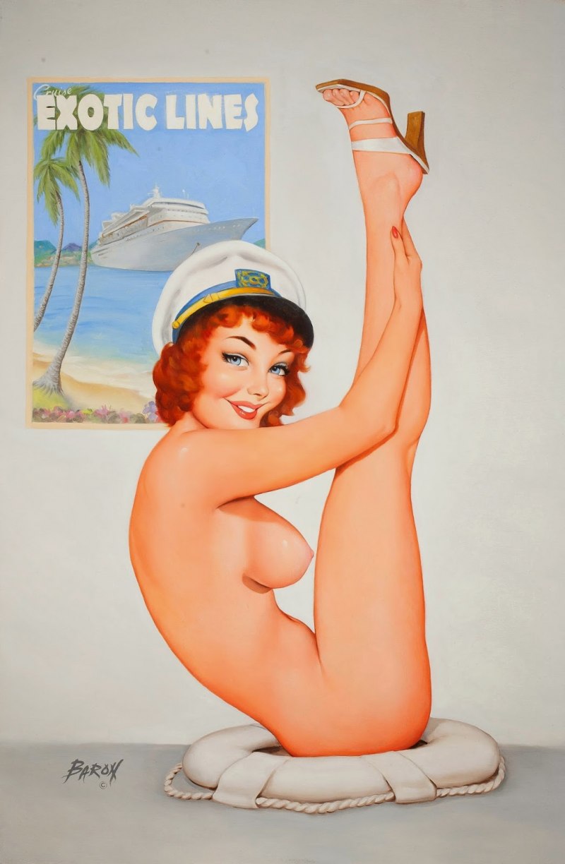 Фотопорно в стиле пин ап