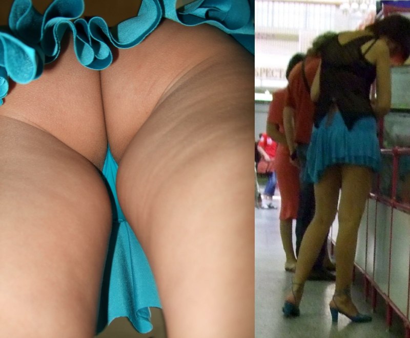 Толстушки в чулках без трусиков