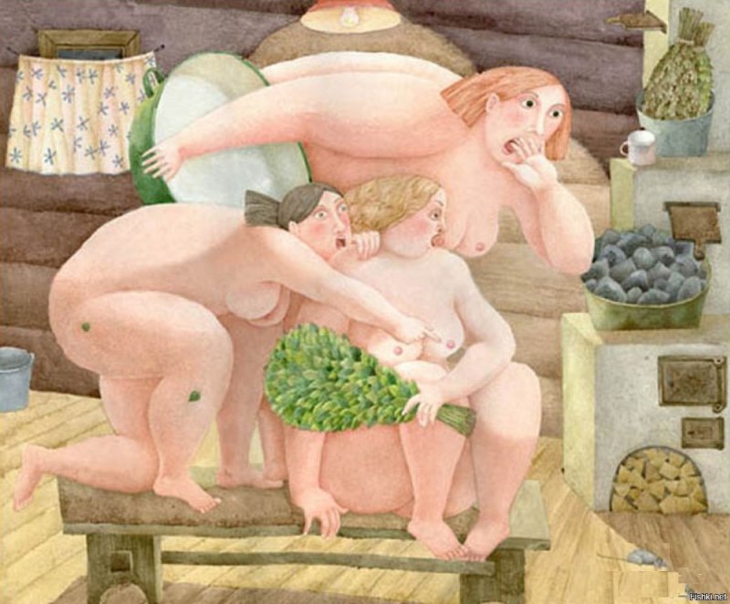 Эротические приколы в бане