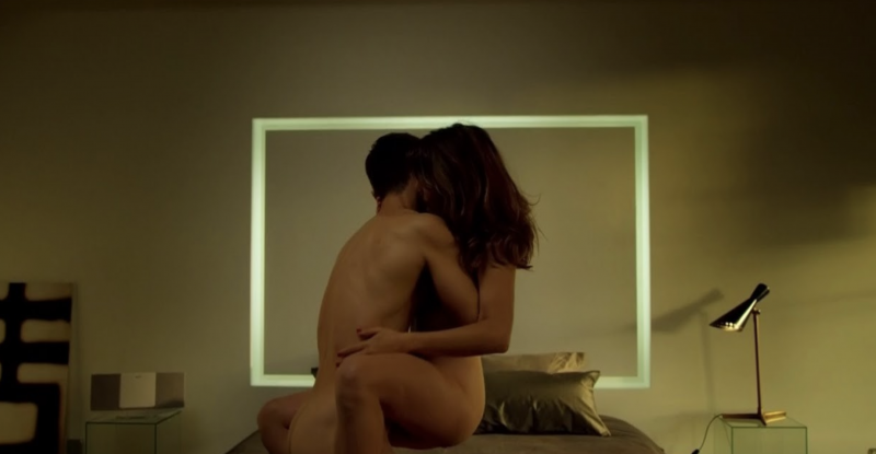 Адриана Угарте пальмы в снегу