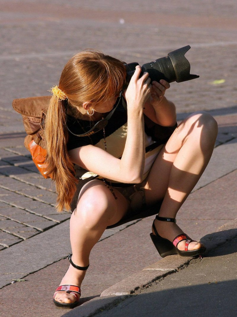 Случайно подсмотренное у девушек