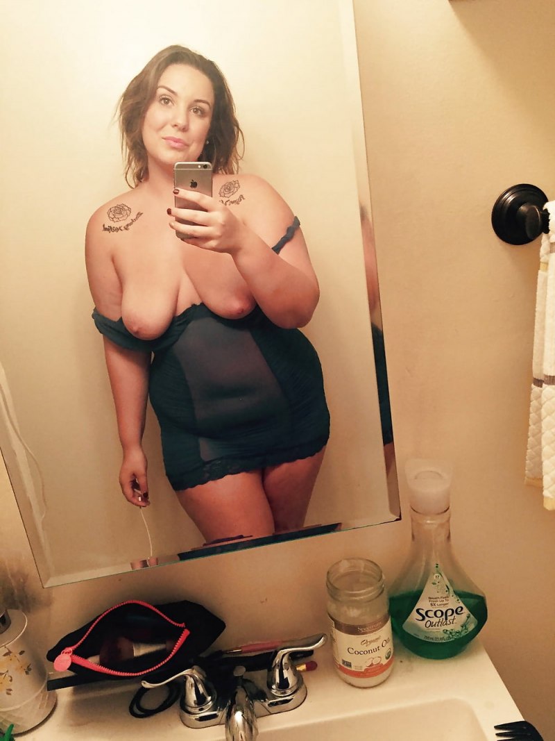 Эротические селфи полных девушек