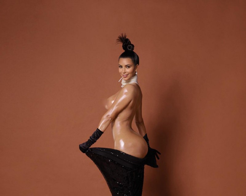 Ким Кардашьян фотосессия paper