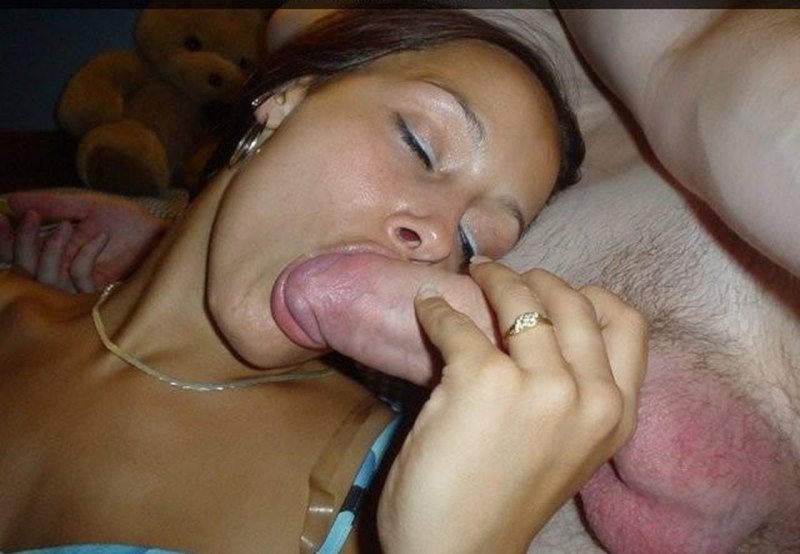 Спящей член в рот частное