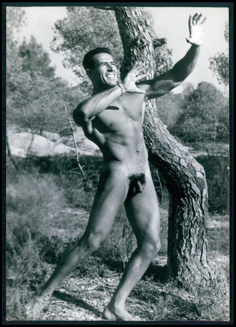 Винтажные голые спортсмены