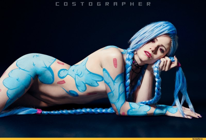 Хентай League of Legends Джинкс фут