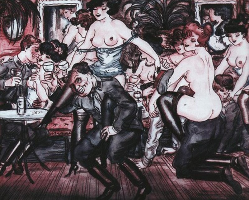 Немецкая оргия в борделе