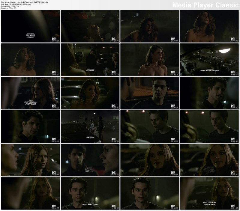 Волчонок Скотт и Малия в душе