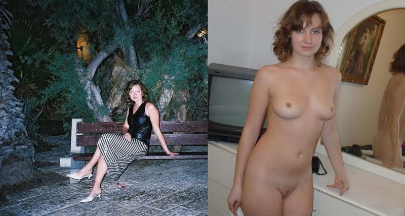 Женщины одетые и раздетые частное