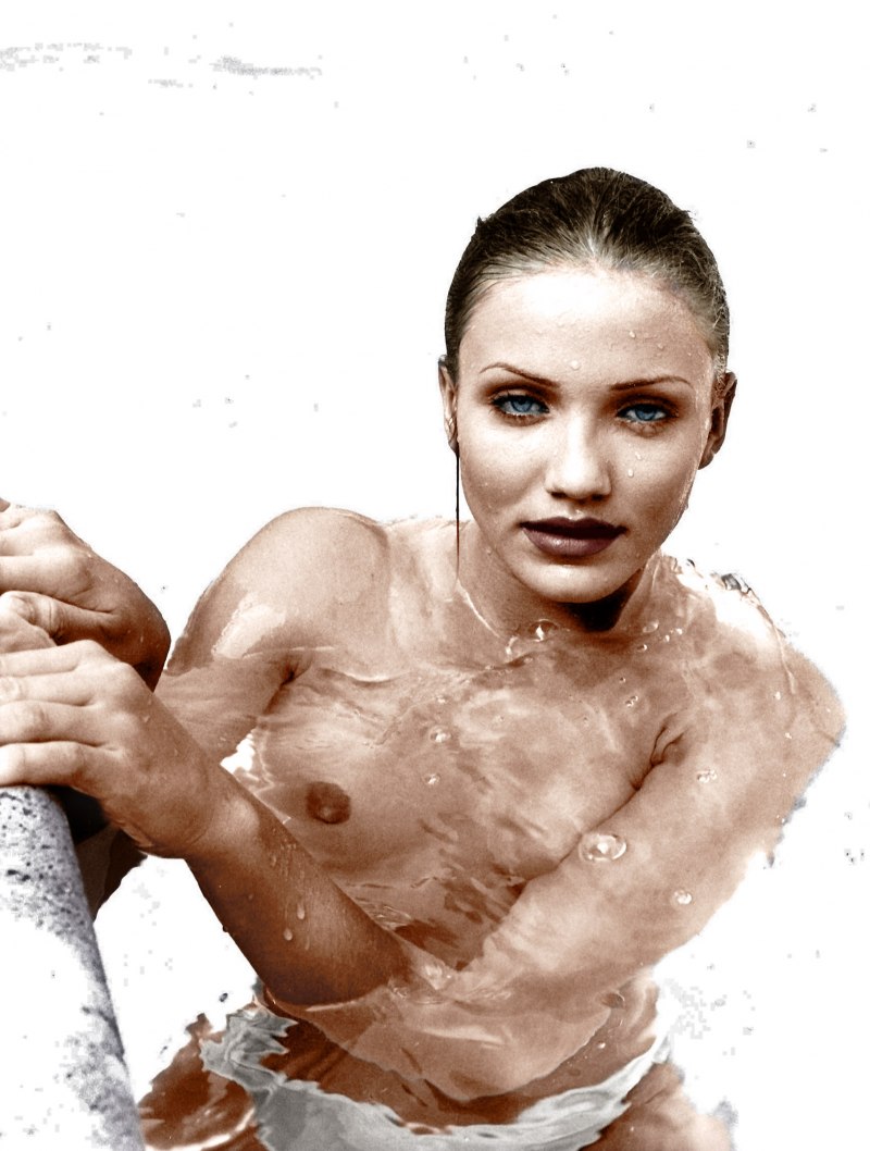 Кэмерон Диаз голая грудь