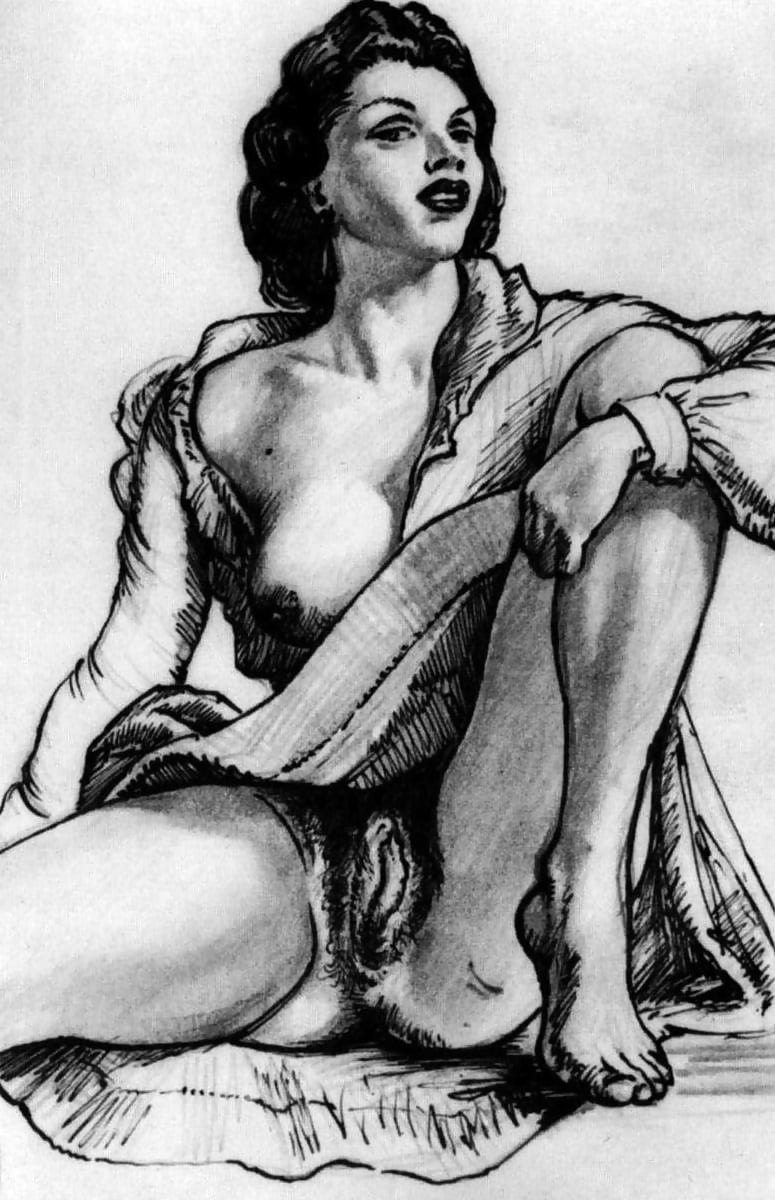 Рисованные сисястые красотки