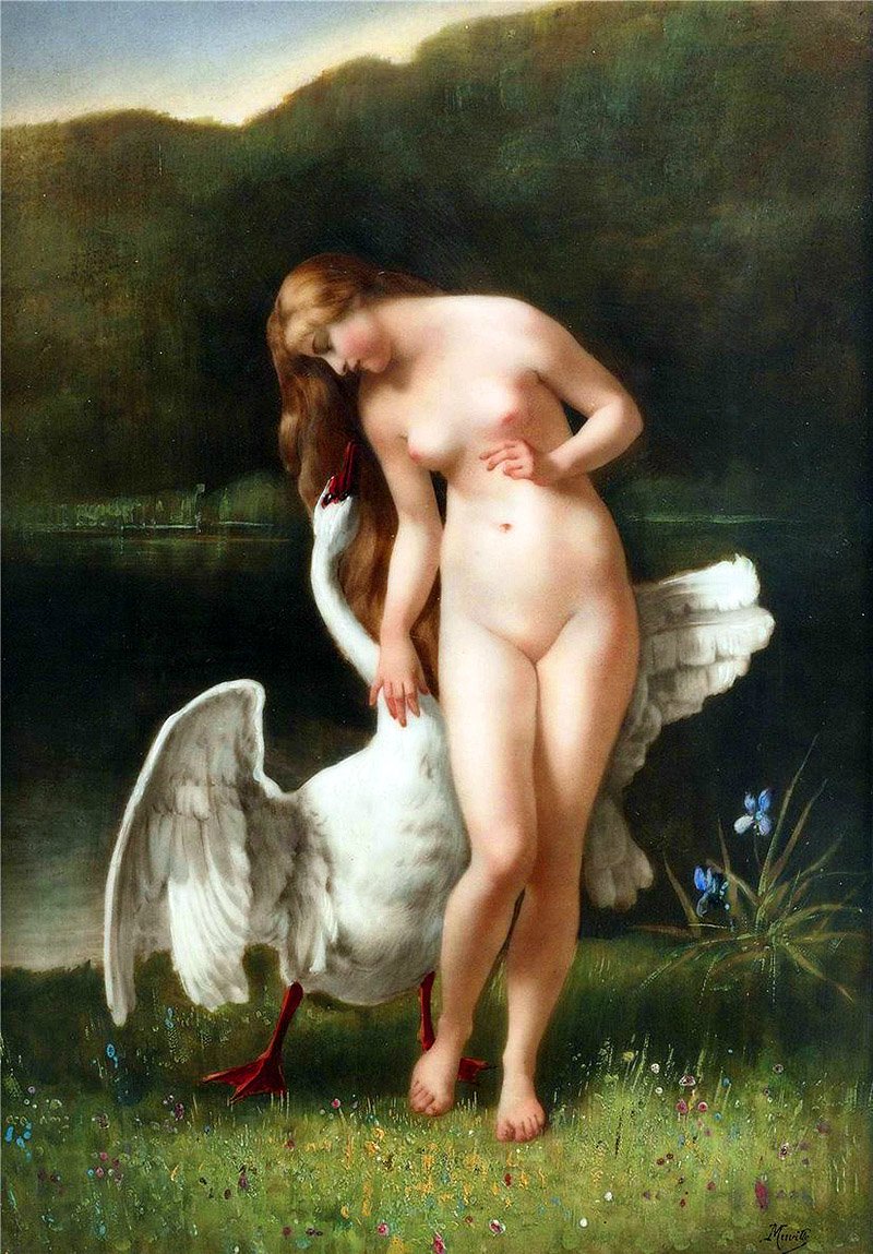 Гюстав Моро Леда и лебедь