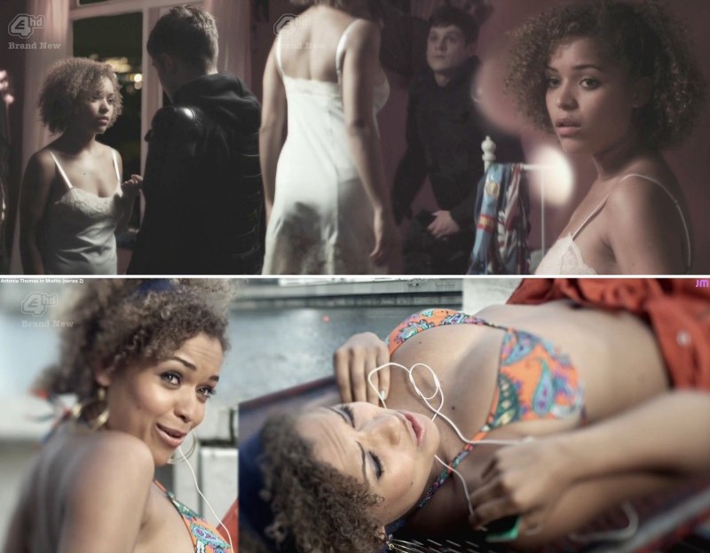 Антония Томас в Нижнем белье