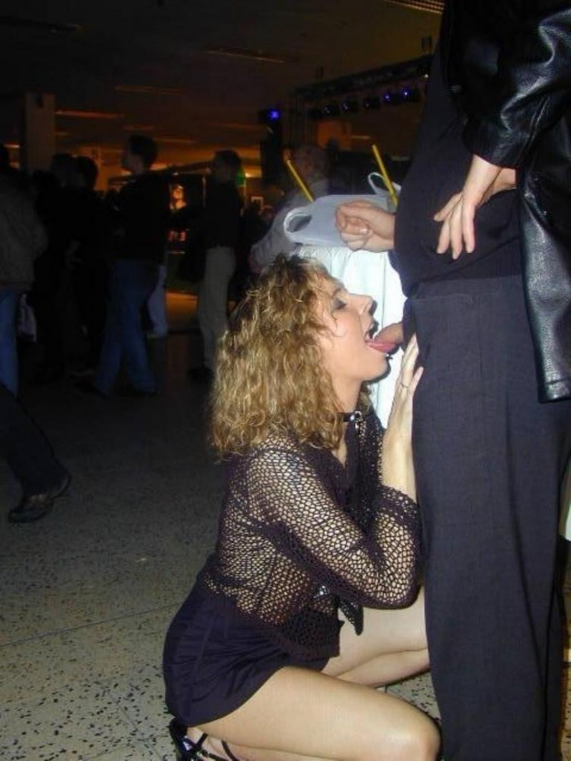 Отсос в необычных местах