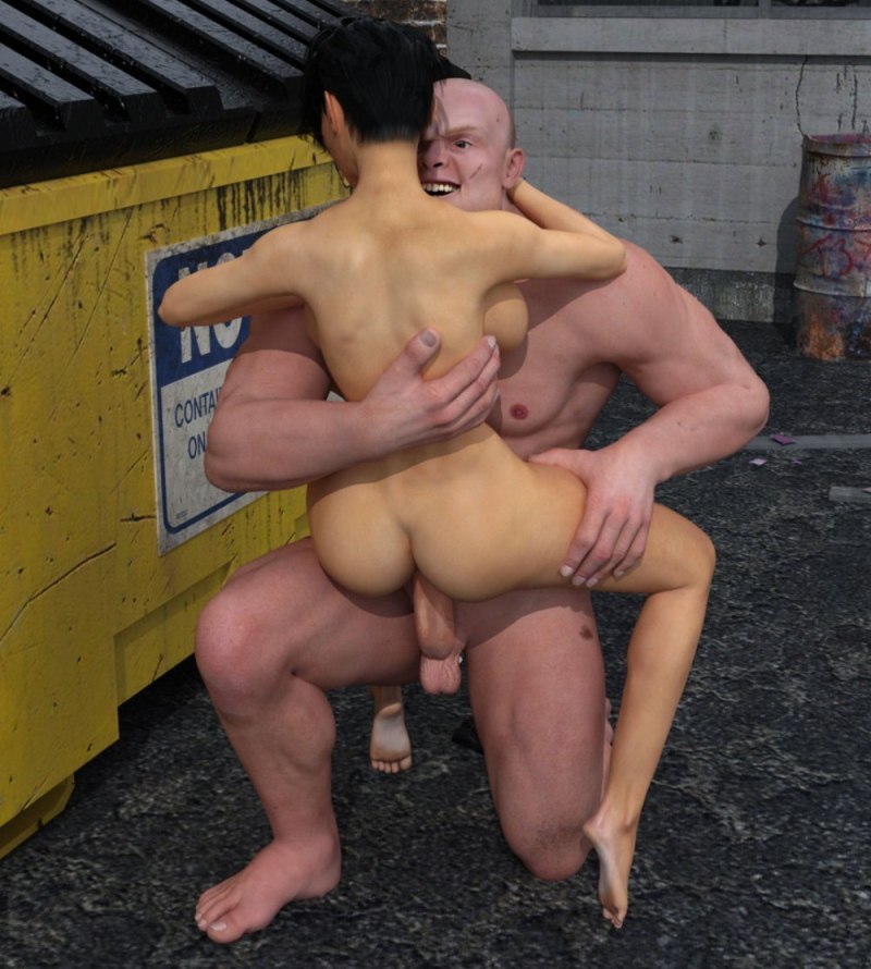 Порнография анал бомжихи