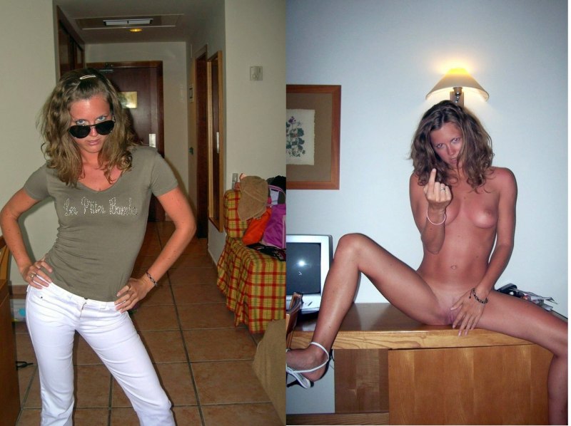 Одетая раздетая коллаж