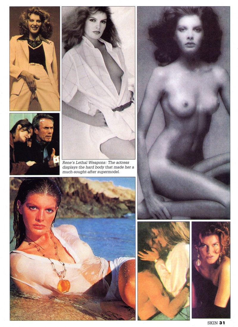 Рене Руссо топлесс