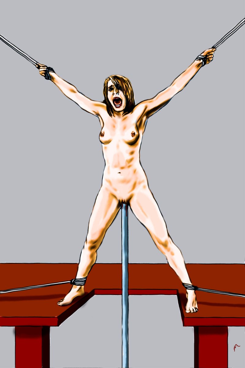 Девушка насаженная на Кол