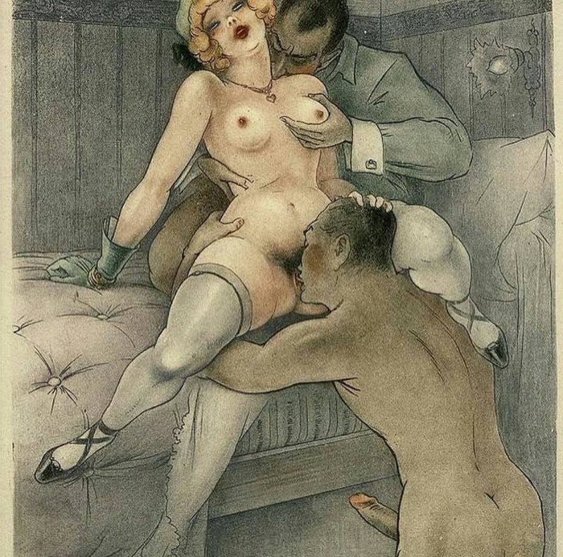 Старинные эротические рисунки