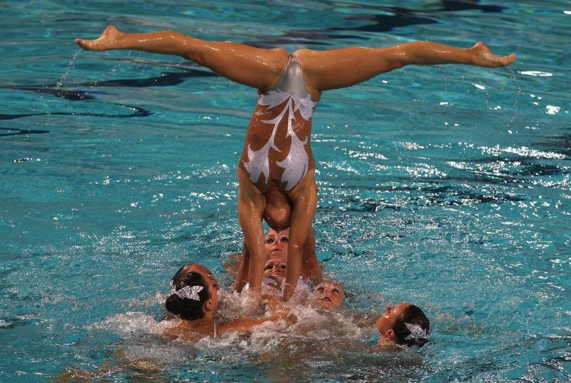 Водное поло женщины ню