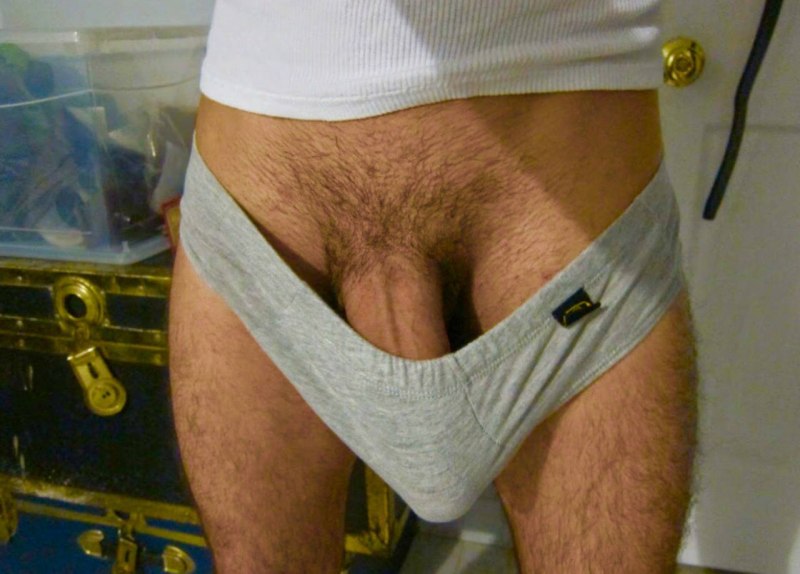 Мужской пенис в трусах