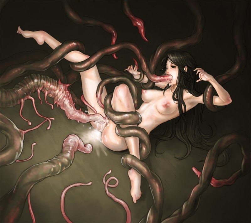 Хентай Кракен тентакль