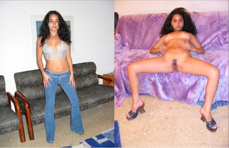 Голая и одетая лезбиянки