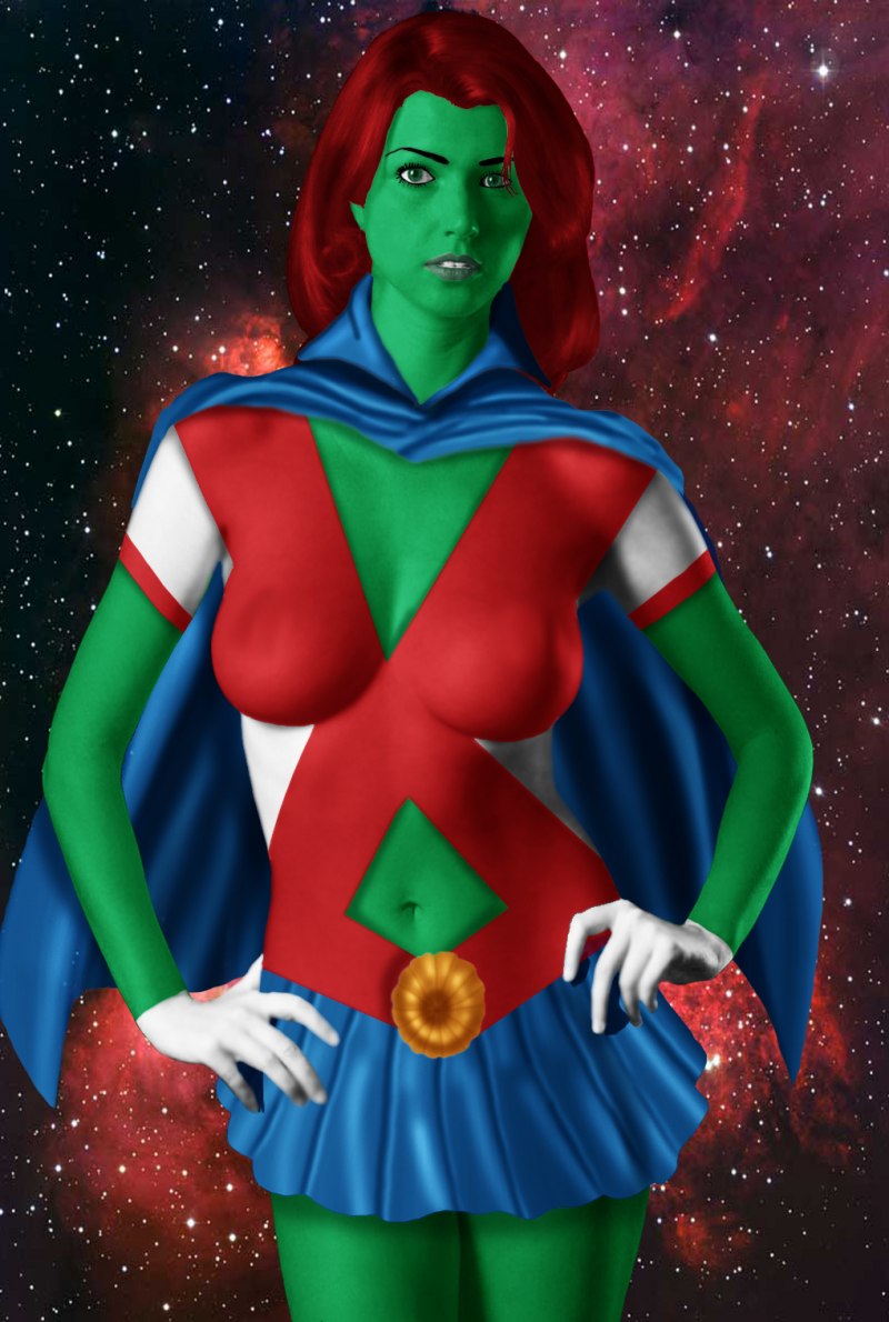 Хентай лига справедливости Miss Martian