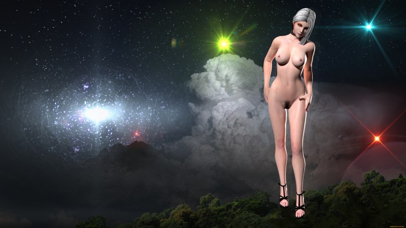 Космические девушки ню