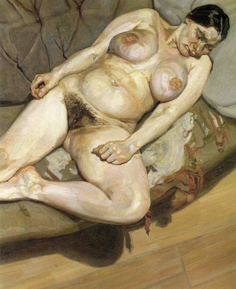 Люсьен Фрейд спящая соцработница