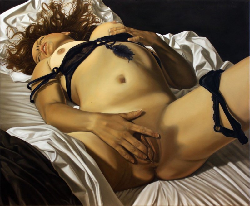 Женская мастурбация в живописи