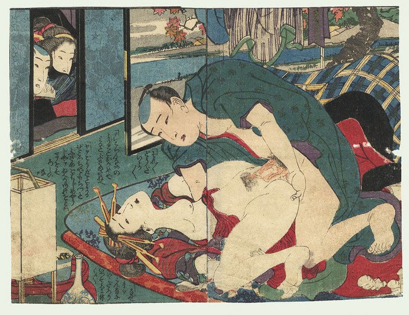 Сюнга японская порнографическая живопись