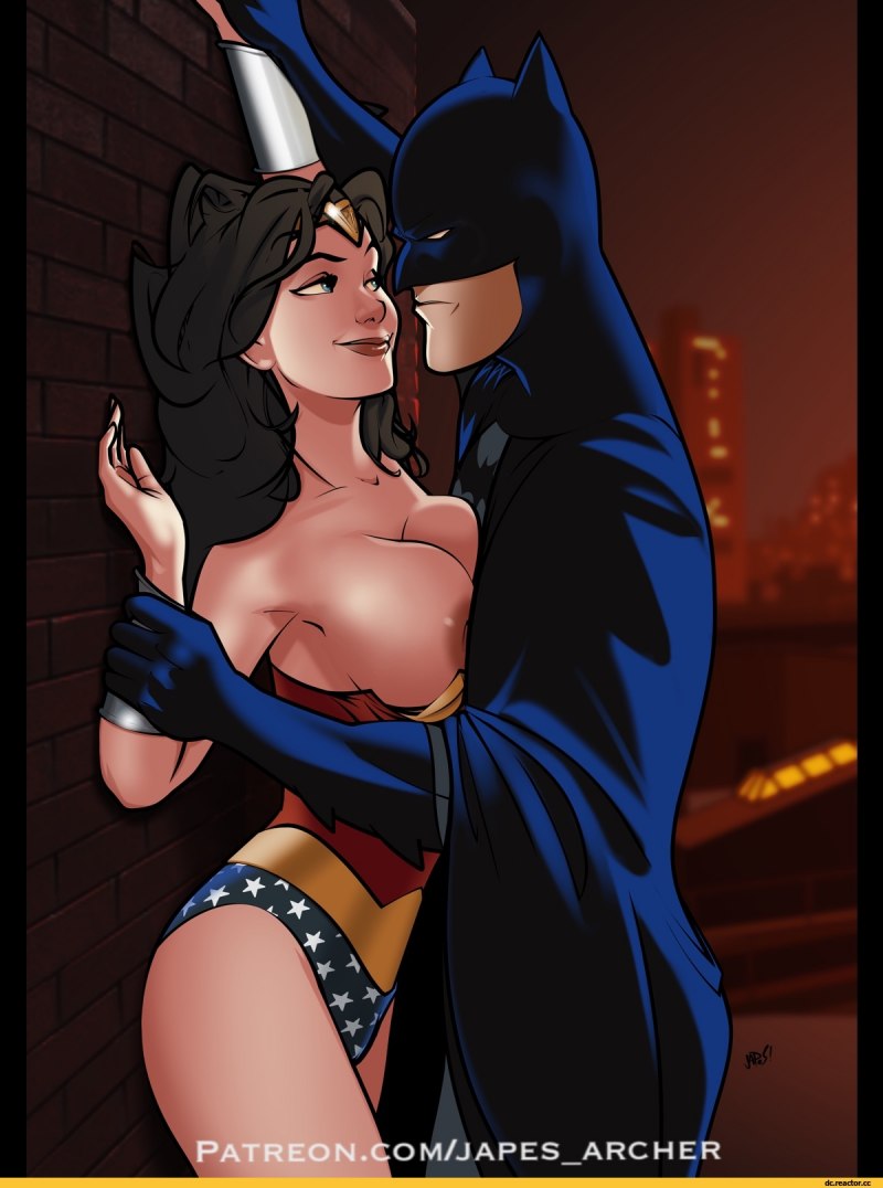 Чудо-женщина blowjob Batman Comics