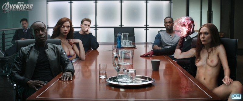 Скарлетт Йоханссон и Элизабет Олсен голые фейк