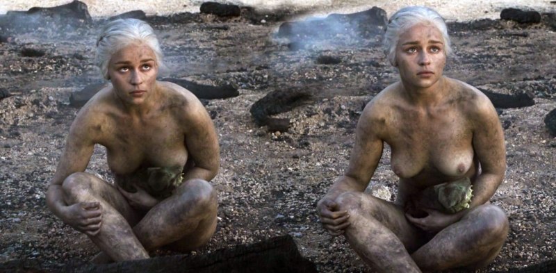 Эмилия Кларк сиськи со съёмок фильма