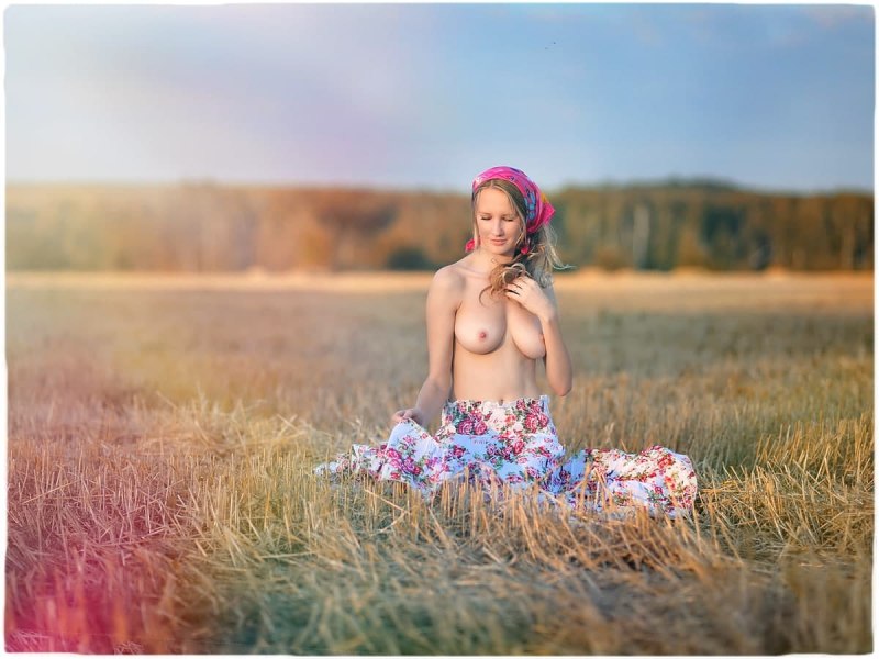 Голые крестьянки в деревне