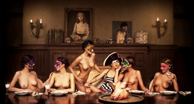 Эротическая фотосессия в стиле бдсм