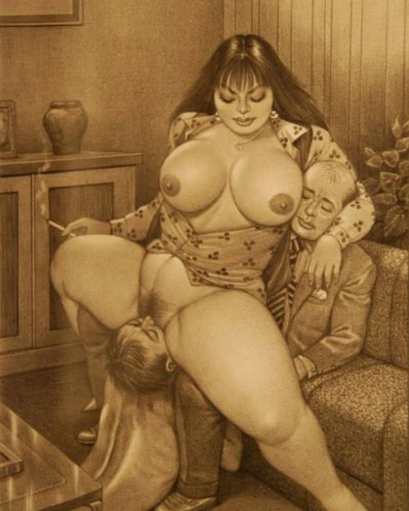 Рисунки пышных голых женщин