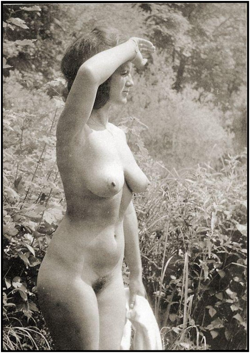 Очень волосатые нудистки ретро