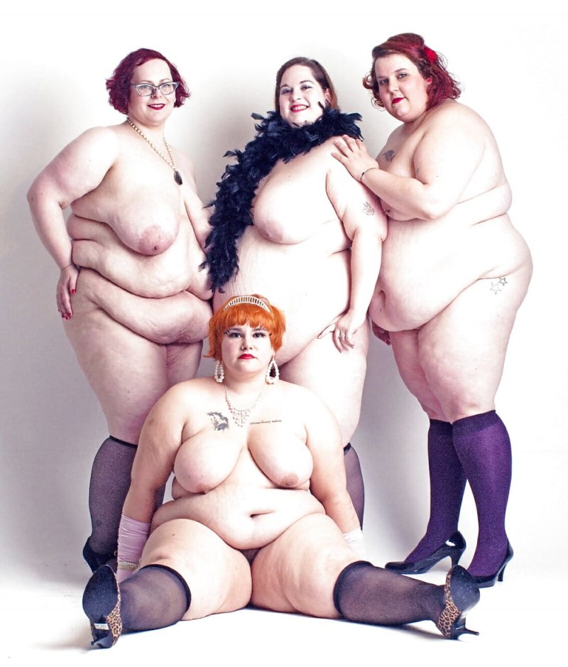 Очень толстые голые женщины