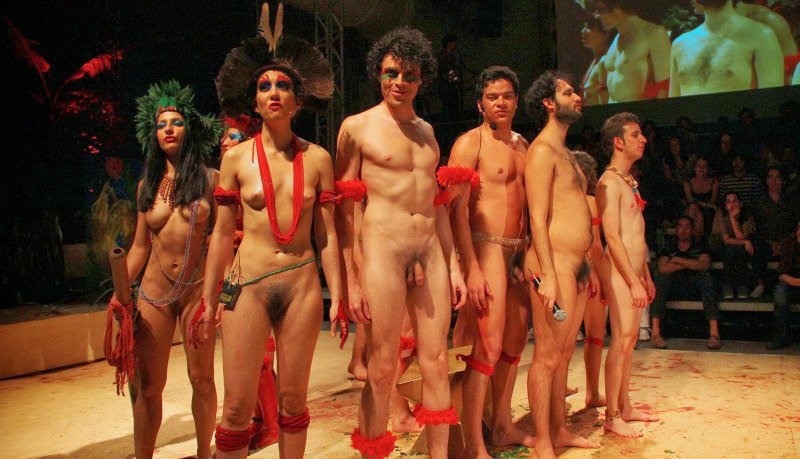 Male nude Theatre голый театр Бродвей