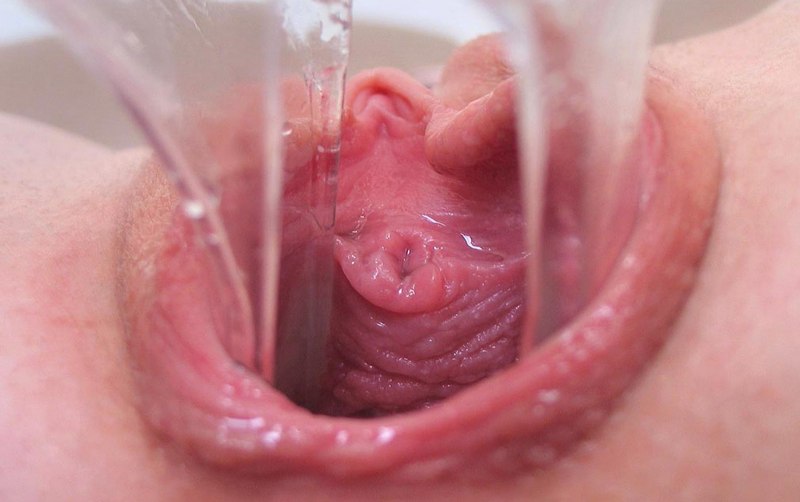 Женское влагалище внутри