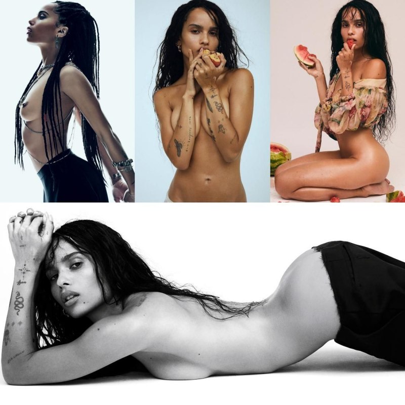 Зои Кравиц голая фотосессия