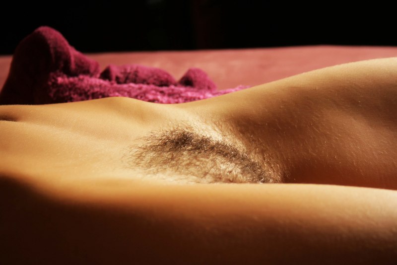 Красивый волосатый лобок